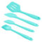 MegaChef Light Teal Silicone Cooking Utensils, Set of 12 - Image 3 of 5