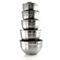 MegaChef 5 Piece Multipurpose Stackable Mixing Bowl Set with Lids - Image 1 of 5