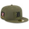 New Era Men's Green Detroit Tigers 2023 Armed Forces Day On-Field 59FIFTY Fitted Hat - Image 2 of 4