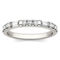 Charles & Colvard 0.50cttw Moissanite Stackable Band in 14k White Gold - Image 1 of 5