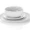 Elama Maisy 18 Piece Round Porcelain Dinnerware Set in White - Image 5 of 5