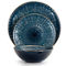 Elama  Deep Sea Mozaic 16 Piece Luxurious Stoneware Dinnerware with Complete Set - Image 2 of 5