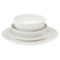 Elama Camellia 16 Piece Porcelain Double Bowl Dinnerware Set - Image 3 of 5