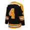Mitchell & Ness Men's Bobby Orr Black Boston Bruins Big & Tall 1971 Blue Line Player Jersey - Image 4 of 4