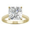 Charles & Colvard 3.30cttw Moissanite Cushion Solitaire Ring in 14k White Gold - Image 1 of 2
