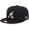 New Era Men's Black Atlanta Braves Multi-Color Pack 59FIFTY Fitted Hat - Image 4 of 4