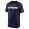 Nike Men's Navy Dallas Cowboys Legend Wordmark Performance T-Shirt - Image 3 of 4