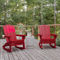 Flash Furniture 2PK Adirondack Rocking Chairs with Cupholder - Image 1 of 5