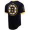 Pro Standard Men's Black Boston Bruins Classic Mesh V-Neck T-Shirt - Image 4 of 4