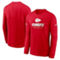 Nike Men's Red Kansas City Chiefs Sideline Performance Long Sleeve T-Shirt - Image 1 of 4