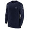 Nike Men's Navy Dallas Cowboys Sideline Coach Performance Long Sleeve T-Shirt - Image 3 of 4