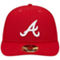 New Era Men's Scarlet Atlanta Braves Low 59FIFTY Fitted Hat - Image 3 of 4