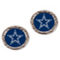 WinCraft Women's Dallas Cowboys Round Earrings - Image 1 of 3
