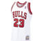 Mitchell & Ness Men's Michael Jordan White Chicago Bulls 1997-98 Hardwood Classics Authentic Player Jersey - Image 3 of 4