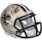 Fanatics Authentic Derek Carr New Orleans Saints Autographed Riddell Speed Mini Helmet - Image 1 of 3