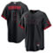 Nike Men's Joe Morgan Black Cincinnati Reds City Connect Replica Player Jersey - Image 1 of 4