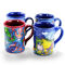 Gibson Home Beachcomber 4 Piece 16 Ounce Stoneware Mug Set in Assorted Designs - Image 1 of 5
