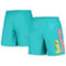 Mitchell & Ness Men's Teal San Antonio Spurs 5x s Heritage Shorts - Image 2 of 4