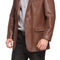 BGSD Men Classic Two-Button Lambskin Leather Blazer - Regular & Tall - Image 3 of 4