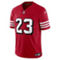 Nike Men's Christian McCaffrey Scarlet San Francisco 49ers Vapor F.U.S.E. Limited Jersey - Image 3 of 4