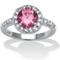 PalmBeach Simulated Birthstone and CZ .925 Silver Ring - Image 1 of 5