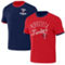 Darius Rucker Collection by Fanatics Men's Darius Rucker Collection by Fanatics Navy/Red Minnesota Twins Two-Way Ringer Reversible T-Shirt - Image 1 of 4