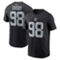 Nike Men's Maxx Crosby Black Las Vegas Raiders Player Name & Number T-Shirt - Image 1 of 4