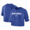 Nike Women's Royal Duke Blue Devils Wordmark Cropped T-Shirt - Image 1 of 4