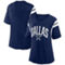 Fanatics Women's Fanatics Navy Dallas Cowboys Earned Stripes T-Shirt - Image 1 of 4