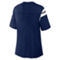 Fanatics Women's Fanatics Navy Dallas Cowboys Earned Stripes T-Shirt - Image 4 of 4