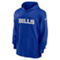 Nike Men's Royal Buffalo Bills 2023 Sideline Lightweight Performance Hooded Top - Image 3 of 4