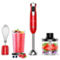 Galanz 2 Speed Multi-Function Retro Immersion Hand Blender in Hot Rod Red - Image 1 of 5