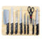 Gibson Home Wildcraft 10 Piece Cutlery Set with Wooden Cutting Board - Image 1 of 5
