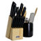 Gibson Home Westminster 23 Piece Carbon Stainless Steel Cutlery Set in Black wit - Image 1 of 5