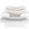 Gibson All U Need 48 Piece Ceramic Dinnerware Combo Set in White - Image 3 of 5