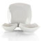Gibson All U Need 48 Piece Ceramic Dinnerware Combo Set in White - Image 4 of 5