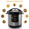Megachef 12 Quart Steel Digital Pressure Cooker with 15 Presets and Glass Lid - Image 3 of 5