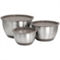 Martha Stewart 3 Piece Stainless Steel Mixing Bowl Set with Lids in Taupe - Image 1 of 5