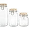 Martha Stewart Rindleton 3 Piece Glass Canister Set with Ceramic Lids in Off-Whi - Image 1 of 5