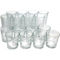 Gibson 16pc Home Moonstone Glass Double Old Fashion and Tumbler Set - Image 1 of 4