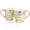 Gibson Home Gold Finch 4 Piece 16.7oz Electroplated Fine Ceramic Mug Set in Gold - Image 4 of 5