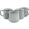 Gibson Home Picadelle 4 Piece 21oz Stoneware Mug Set in Light Grey - Image 1 of 5