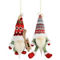 Martha Stewart Holiday Plush Gnome 2 Piece Ornament Set in Green and Red - Image 1 of 4