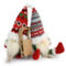 Martha Stewart Holiday Plush Gnome 2 Piece Ornament Set in Green and Red - Image 2 of 4