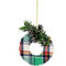 Martha Stewart Holiday Wreath Ornament 4 Piece Set in Red and Green - Image 3 of 5