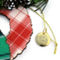 Martha Stewart Holiday Wreath Ornament 4 Piece Set in Red and Green - Image 4 of 5