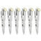 Martha Stewart Holiday Icicle 6 Piece Ornament Set in Silver - Image 1 of 4