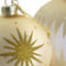 Martha Stewart Holiday Ball Ornament 4 Piece Set in Gold - Image 2 of 5