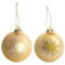 Martha Stewart Holiday Ball Ornament 4 Piece Set in Gold - Image 5 of 5