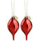 Martha Stewart Holiday Pointy Ball and Pinecone 4 Piece Ornament Set in Red - Image 2 of 5